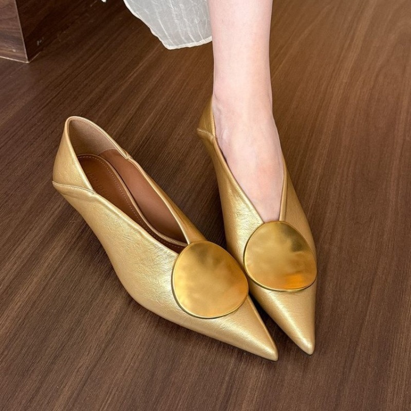 Womens Heels - 2025 Lente Zomer Puntschoen Schoeisel Slip