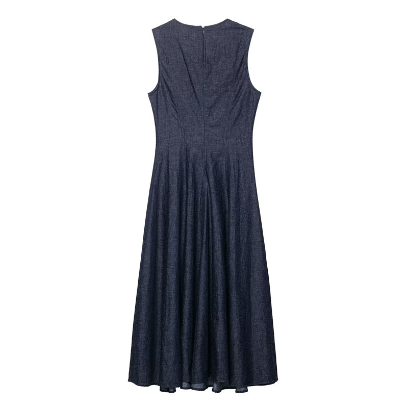 Nieuwe slim-fit mode retro den - Midi Dress recensie en prijs