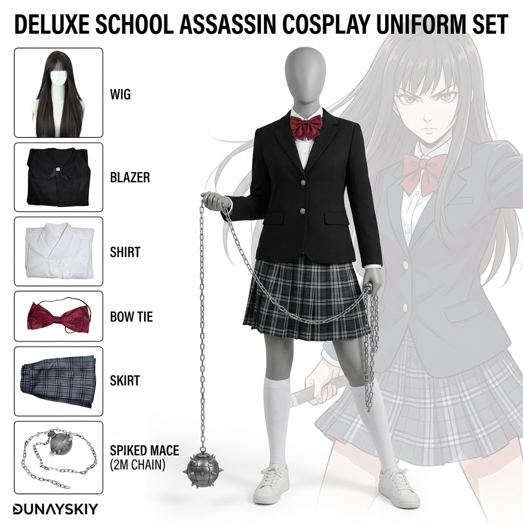 Gogo Yubari Zwart JK Rok Unifo - Formal Skirt recensie en prijs