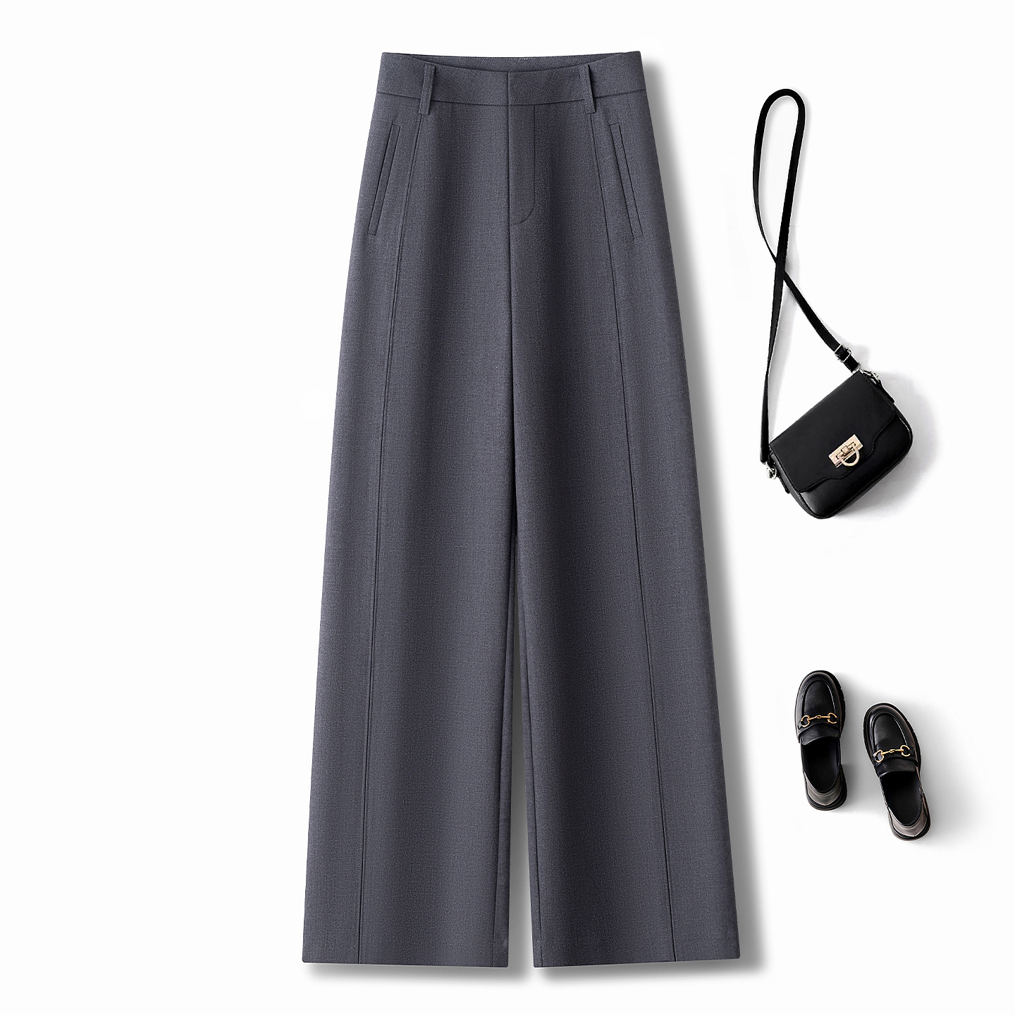 Damesbroek met wijde pijpen, h - Tailored Trouser Wide recensie en prijs