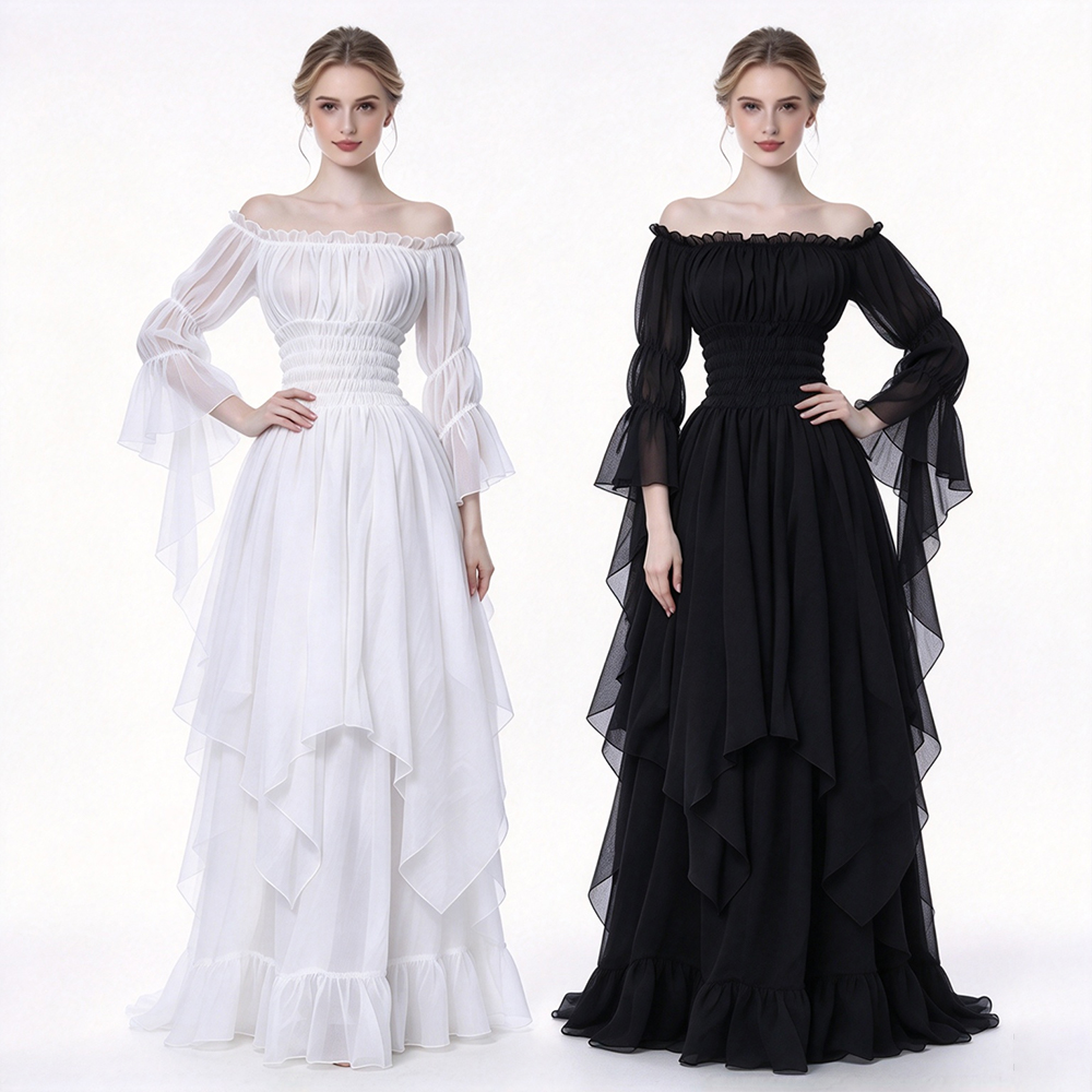 Middeleeuwse jurk, retro model - Lace Dress recensie en prijs