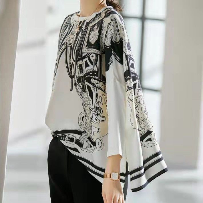 Gesimuleerde zijden top met dr - Silk Blouse recensie en prijs